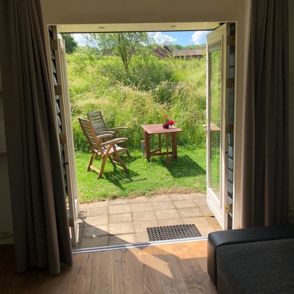 tuin vakantiehuisje